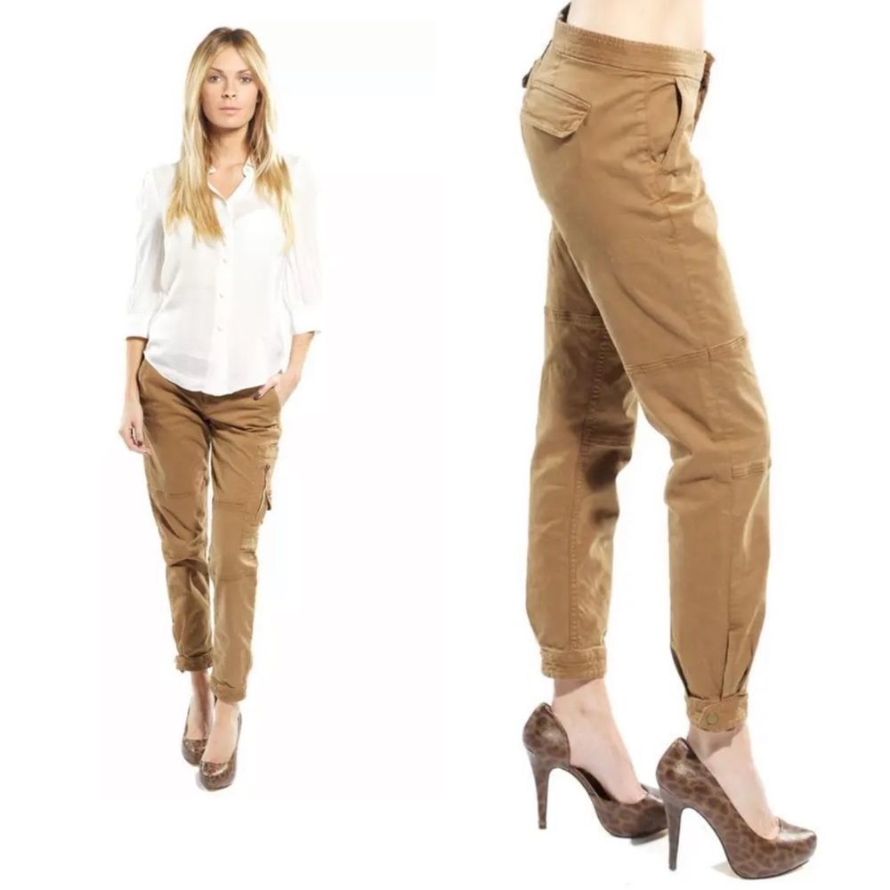 7 For All Mankind Sz 29 Cropped Maggee Pant Jean Ginger AN6221981 Toffee